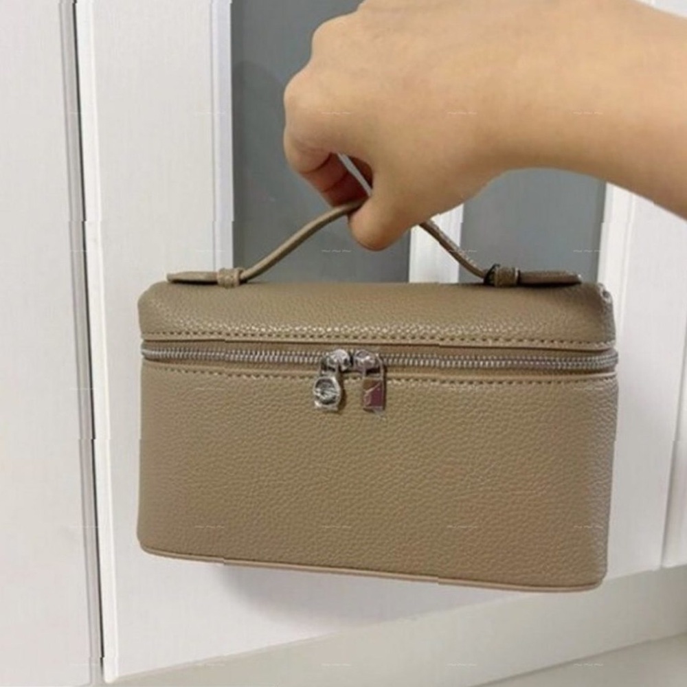 Loro Piana Grained Leather Multi-Use Bag